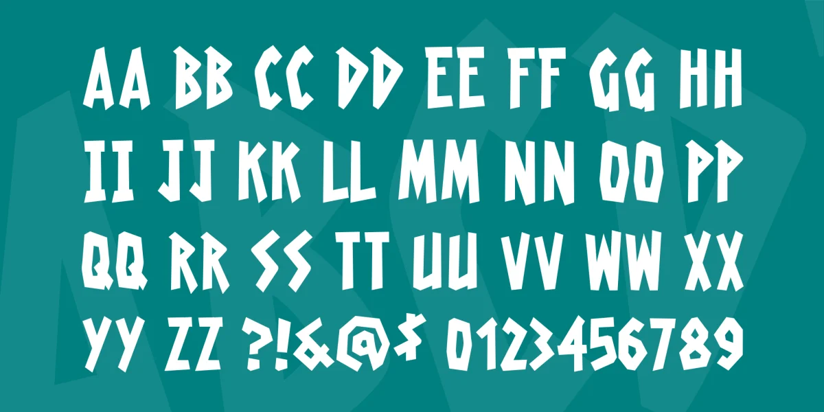 Radioactive Granny Font preview 2