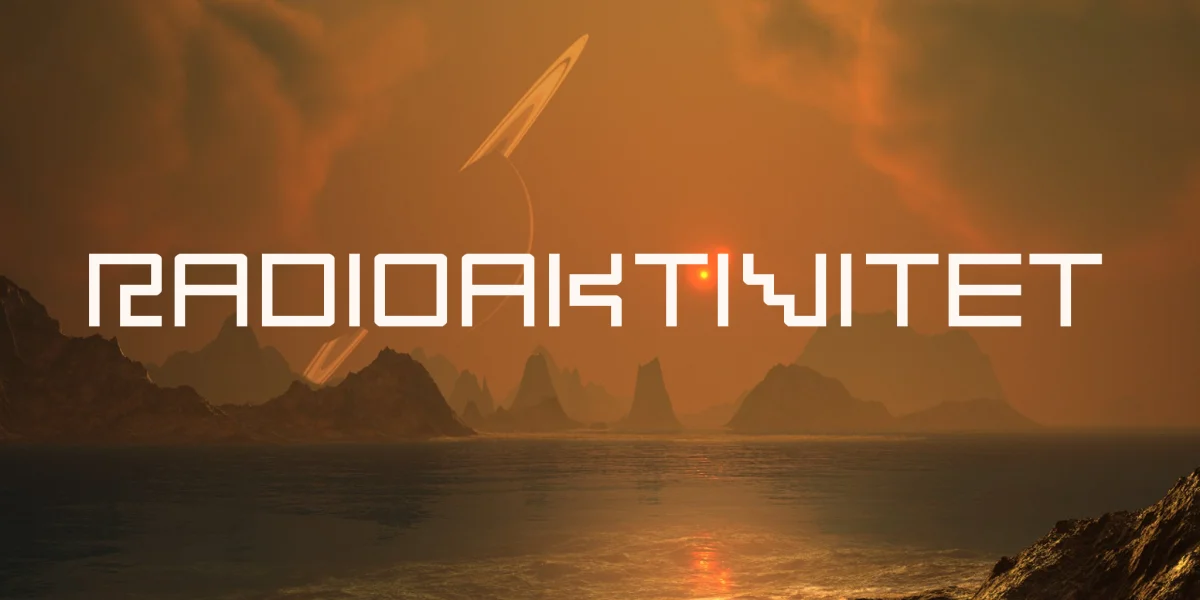 Radioaktivitet Font