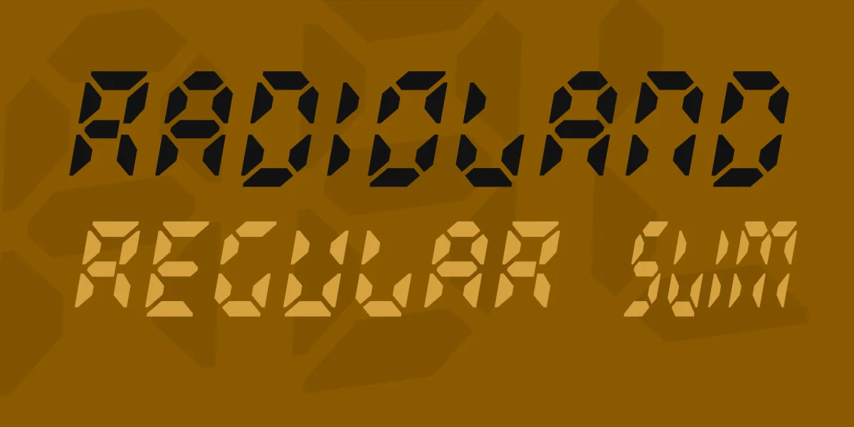 Radioland Font Family