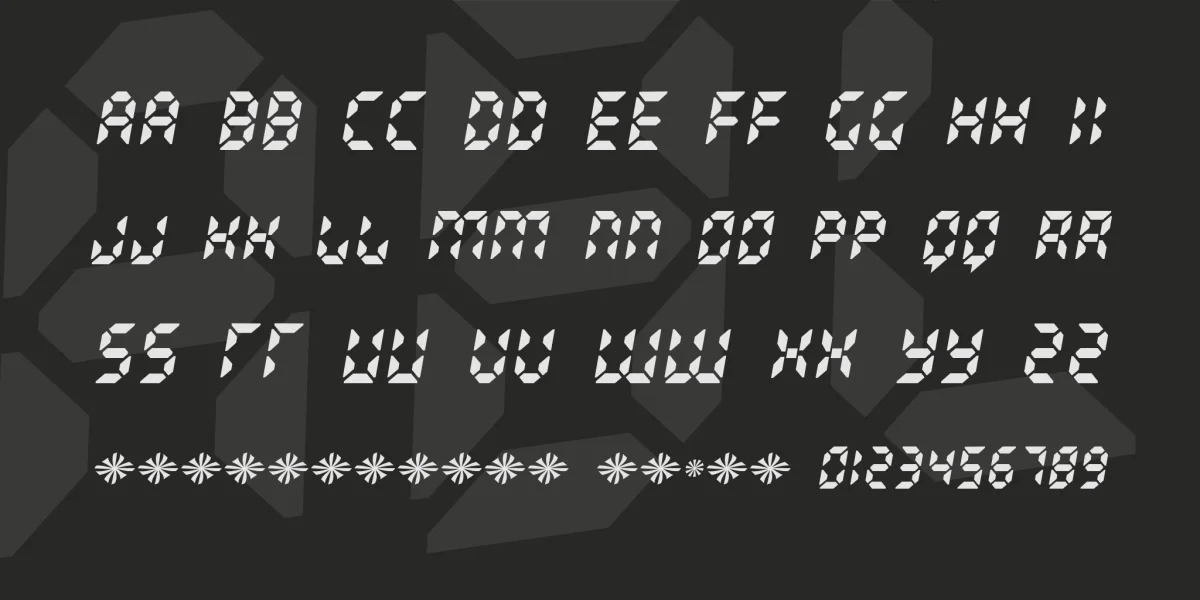 Radioland Font Family preview 2