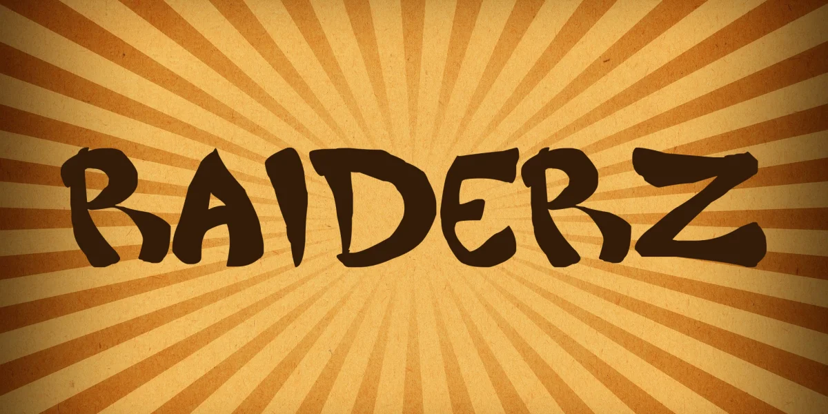 Raiderz Font