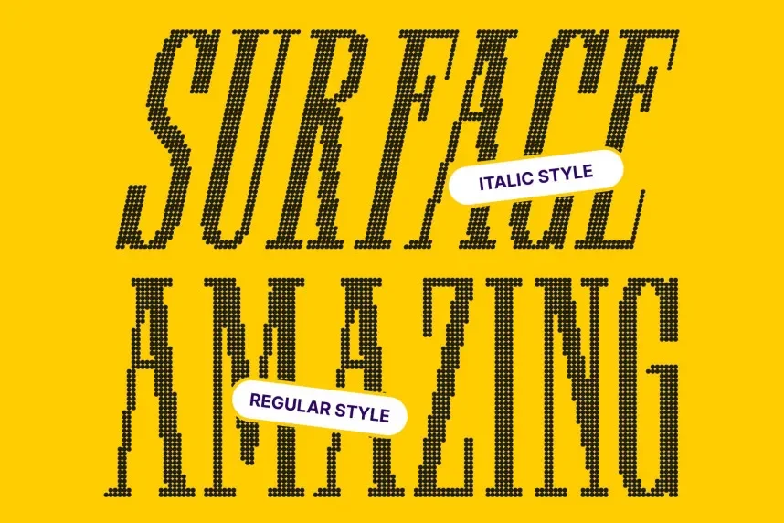 Railine Disco Font preview 4
