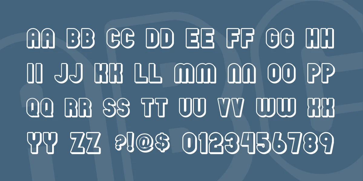 Rainy Days Font preview 2