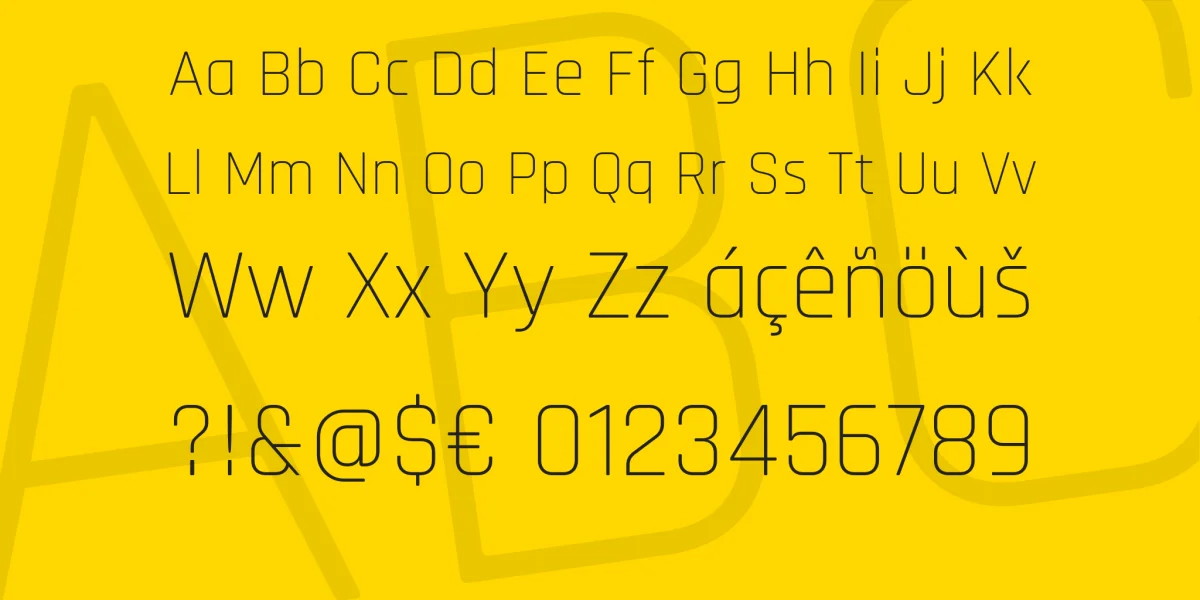 Rajdhani Font Family preview 3
