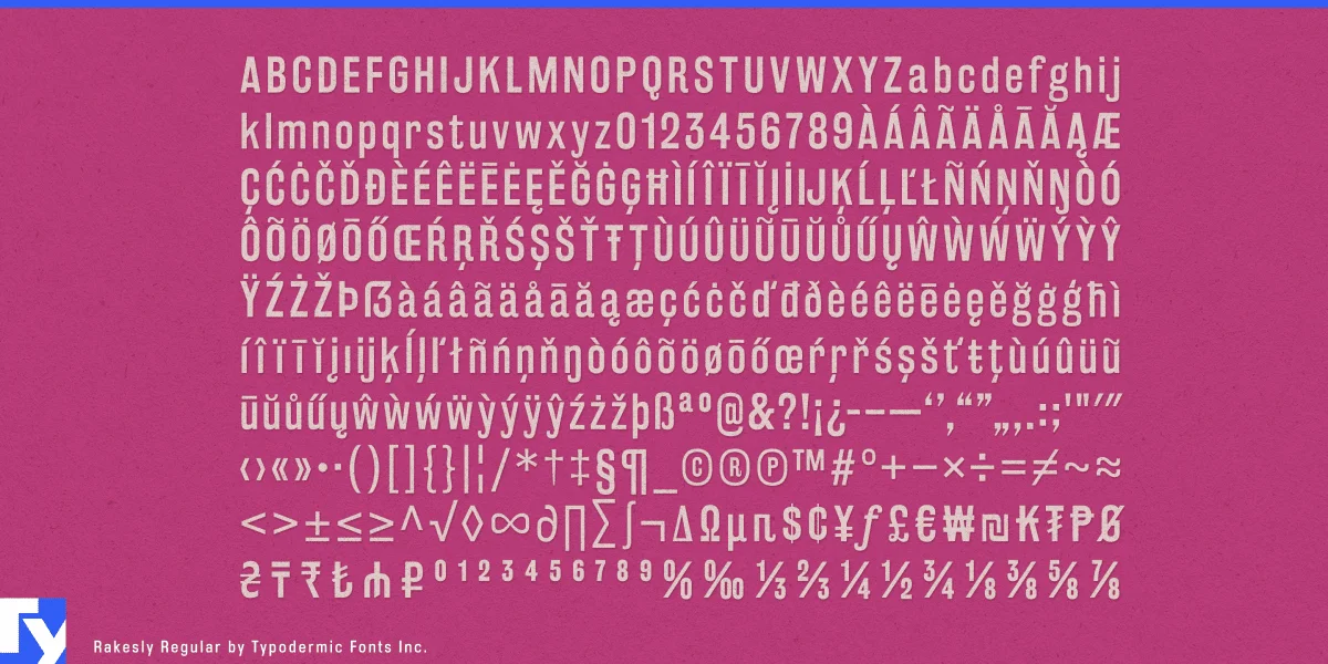 Rakesly Font Family preview 5