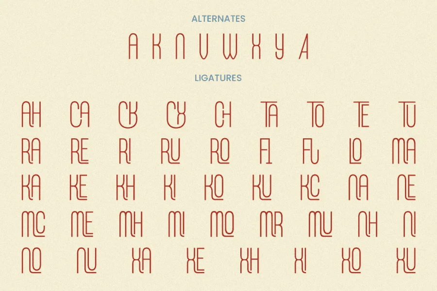 Rakolta Demo Font preview 9