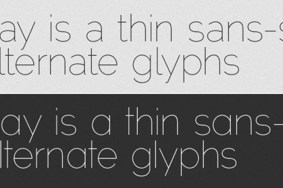 Raleway Font Family preview 2