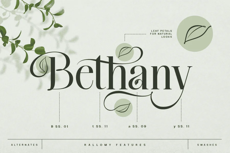 Rallomy Font preview 5