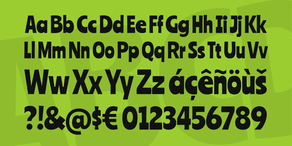 Ranchers Font preview 3