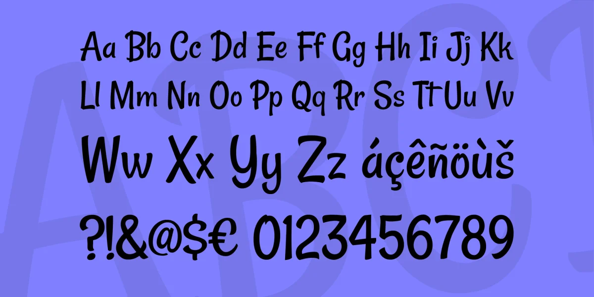 Rancho Font preview 4