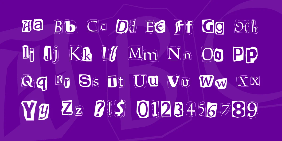 Ransom Font preview 2