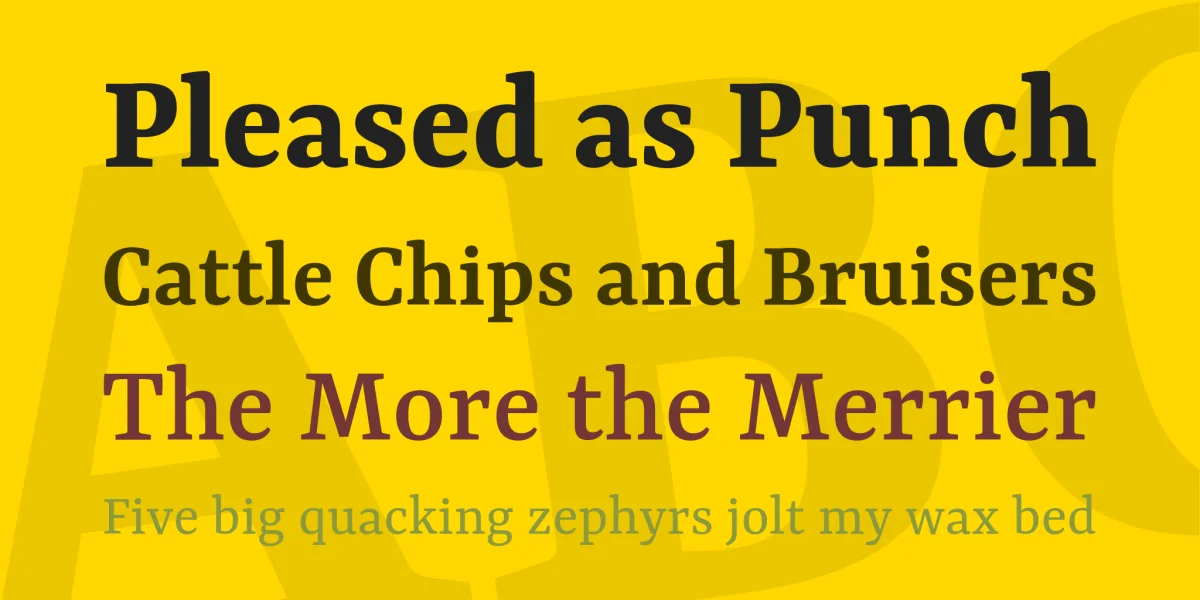 Rasa Font Family preview 2