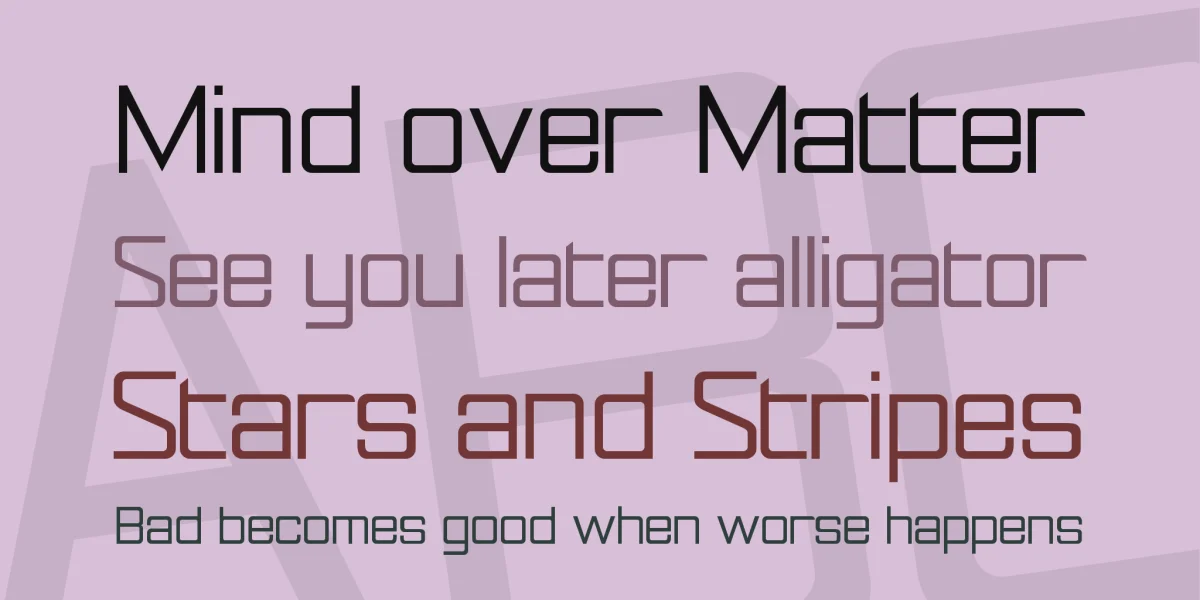 Rational Integer Font preview 2