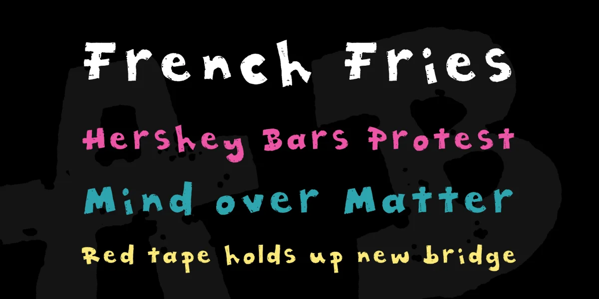 RattyTatty Font preview 2