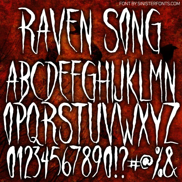 Raven Song Font