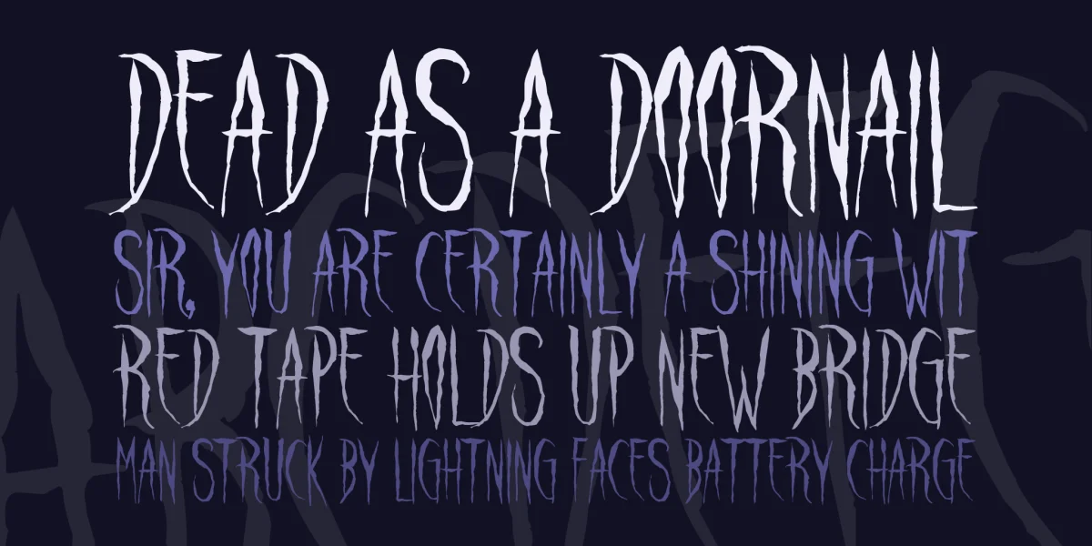 Raven Song Font preview 3
