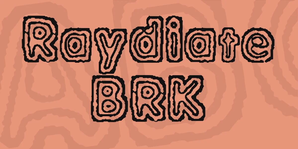 Raydiate BRK Font