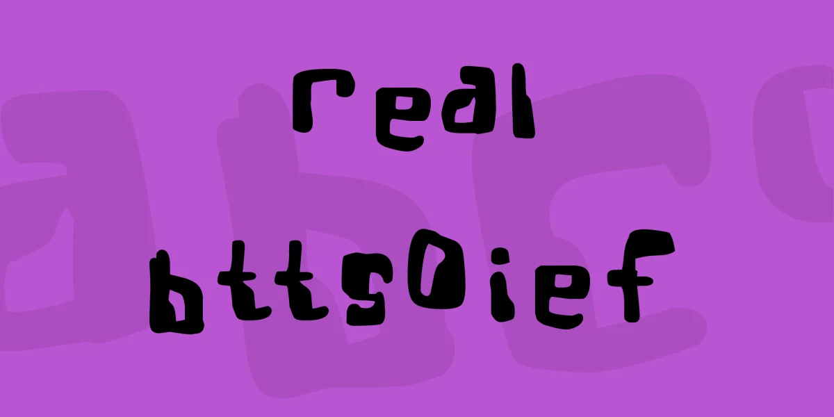 Real Bttsoief Font