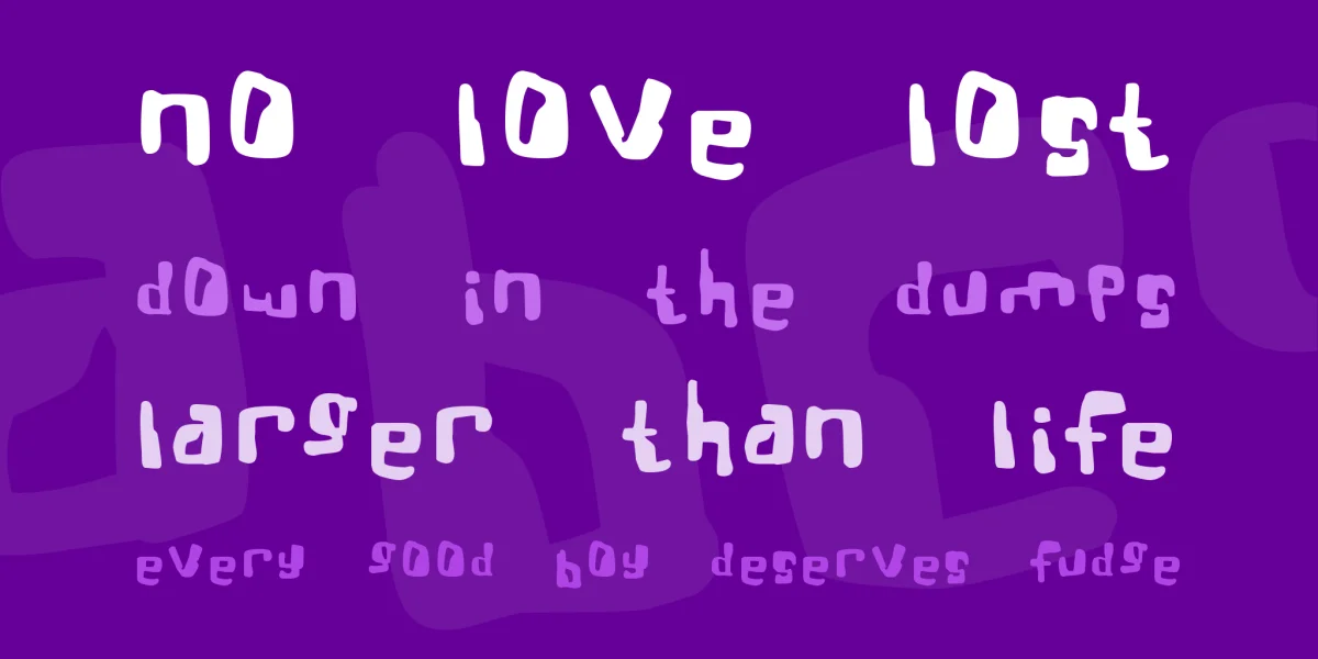 Real Bttsoief Font preview 2