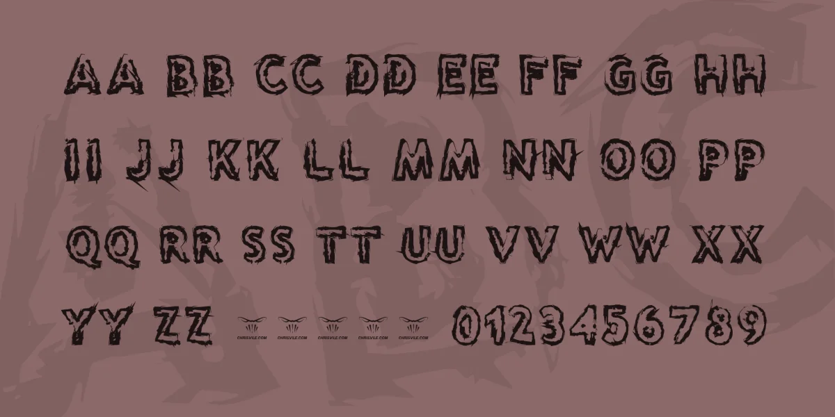 Reason to see Evil Font preview 3