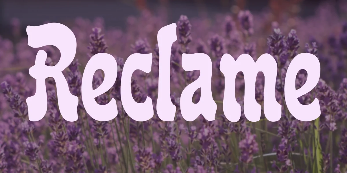 Reclame Font