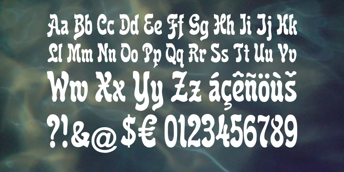Reclame Font preview 4