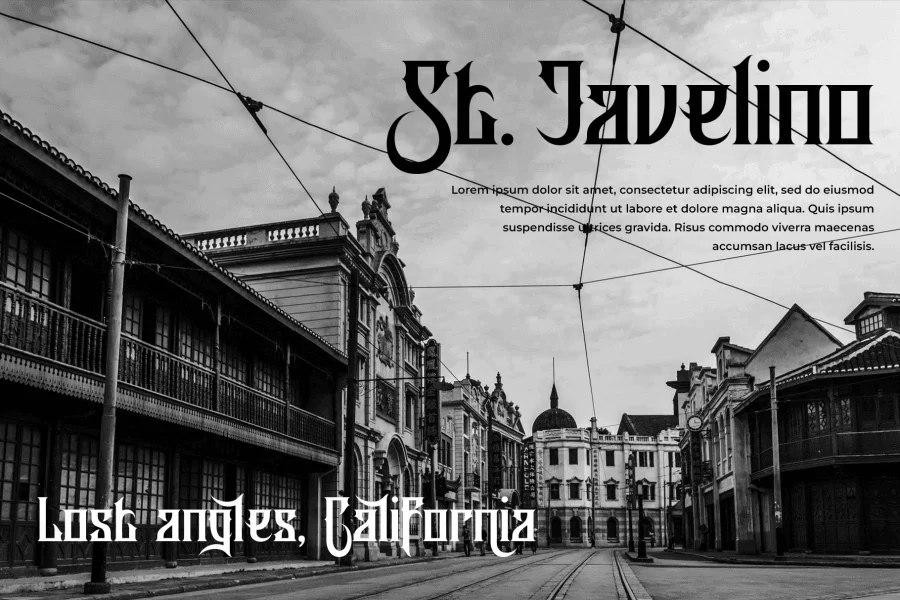 Rectinos Font preview 11