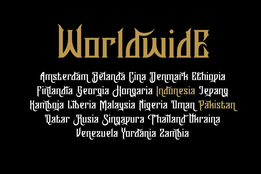 Rectinos Font preview 7