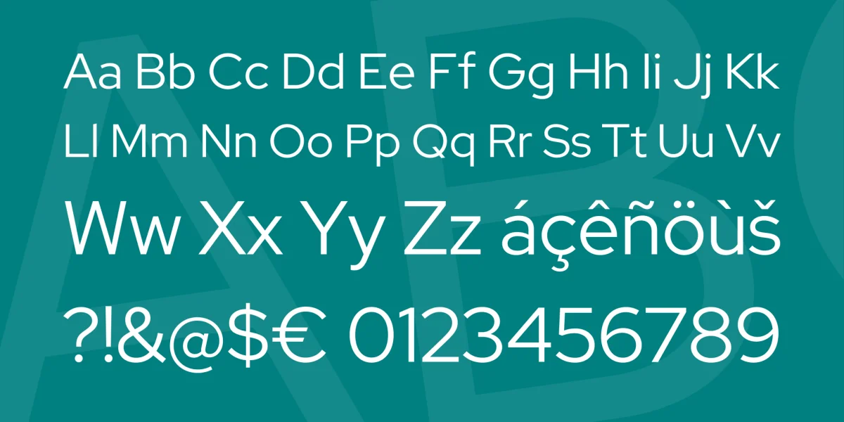 Red Hat Font Family preview 4