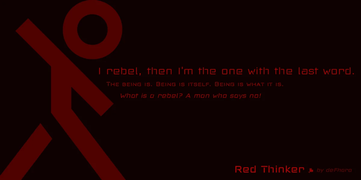 Red Thinker Font Family preview 6