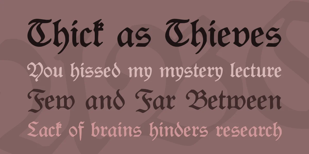 Rediviva Font Family preview 2
