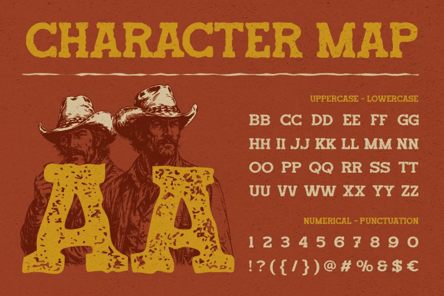 Redtown Font preview 2