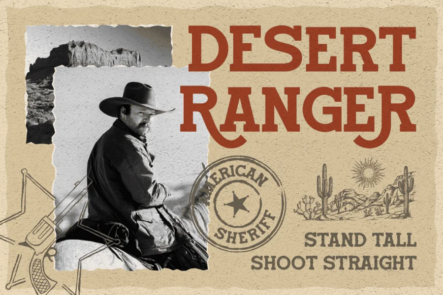 Redtown Font preview 3