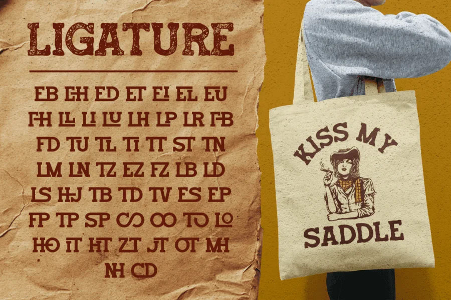 Redtown Font preview 6