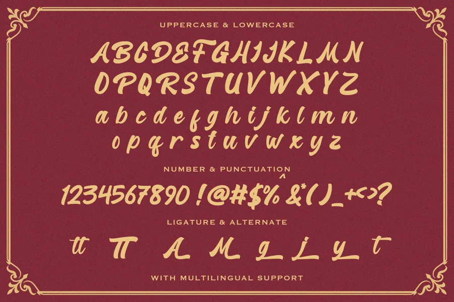 Reginetta Font preview 8
