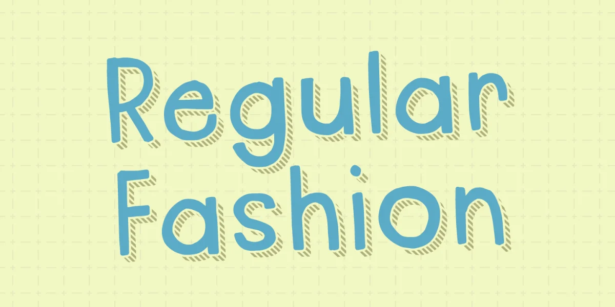 Regular Fashion DEMO Font