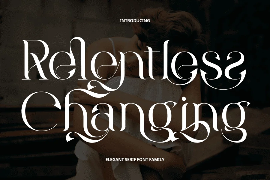 Relentless Changing Demo Font
