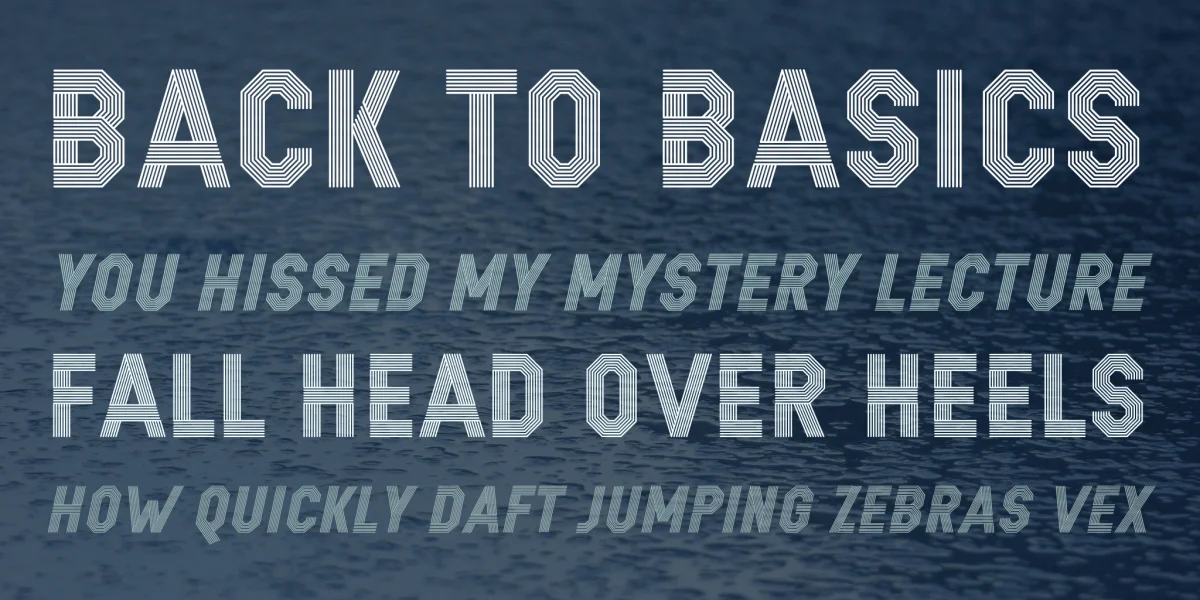 REMPONK Font Family preview 4