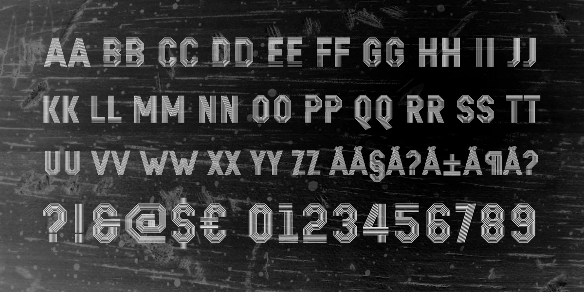 REMPONK Font Family preview 5