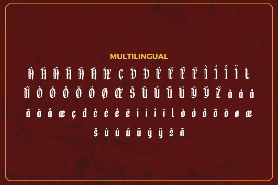 Rengkox Font preview 12