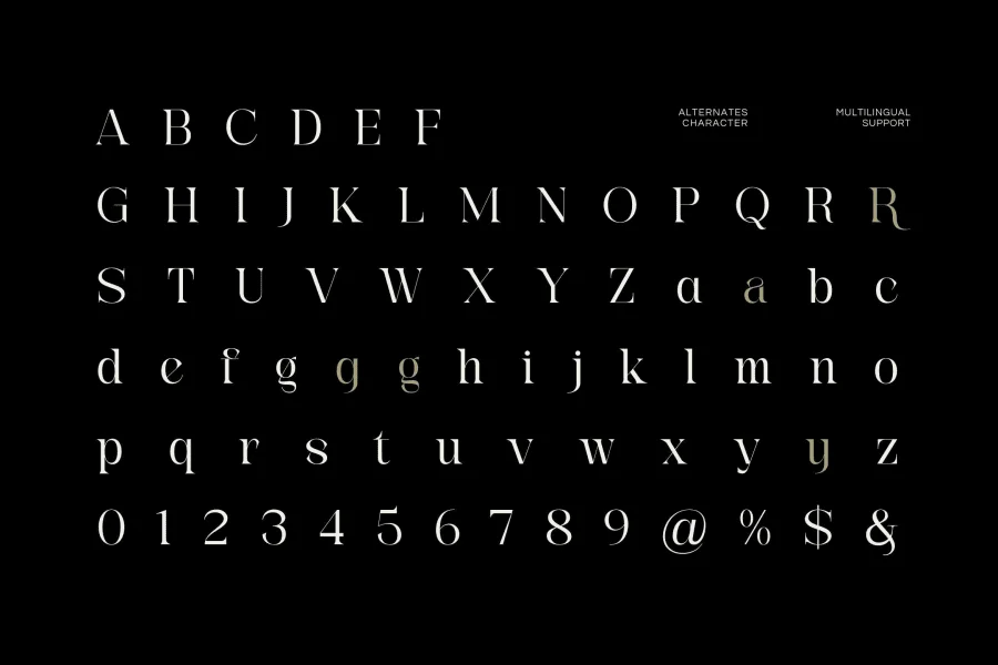 Rengok Font preview 5