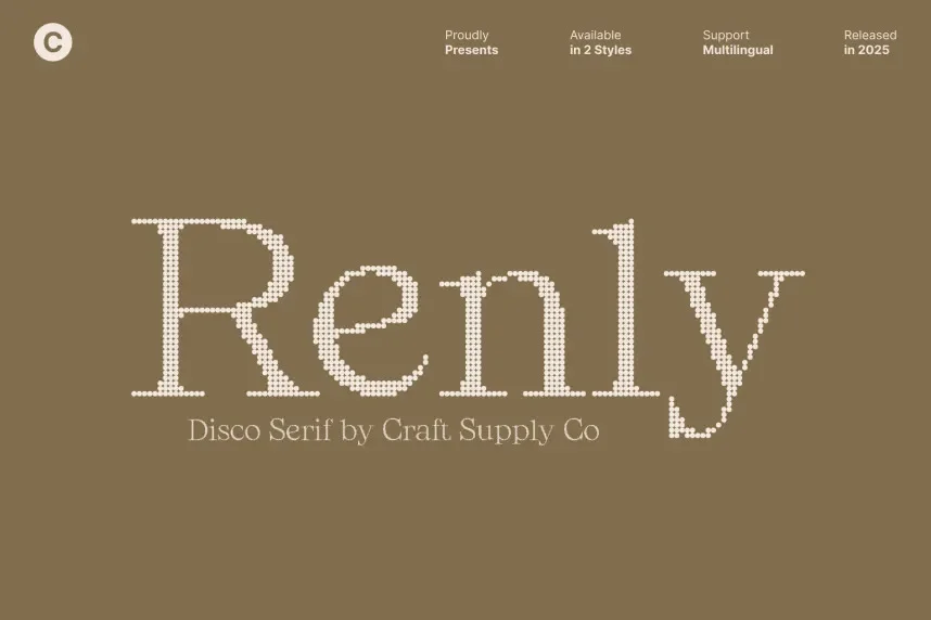 Renly Disco Font preview 2