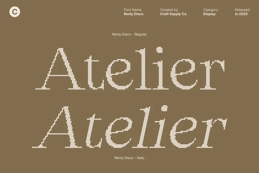 Renly Disco Font preview 4