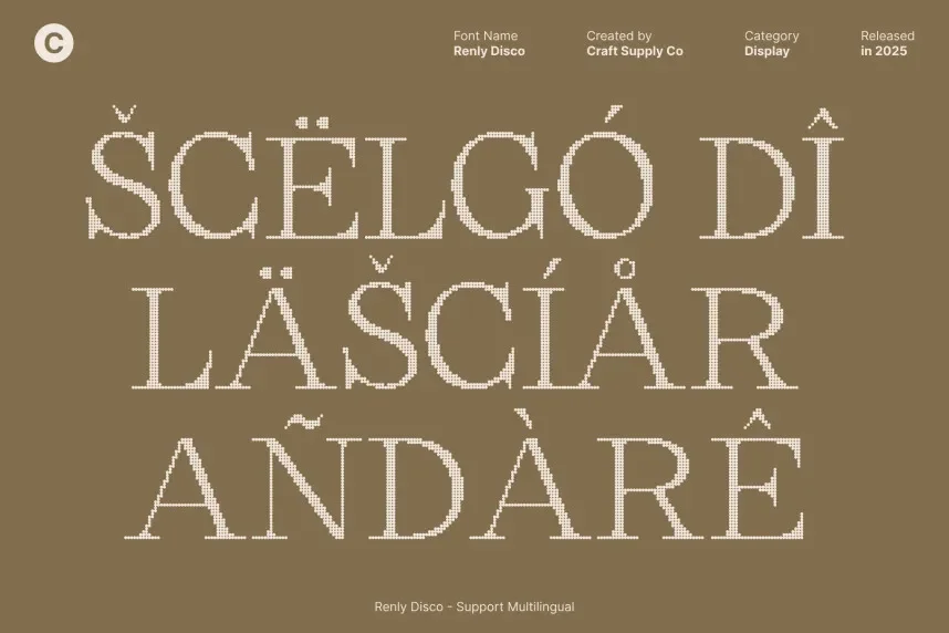 Renly Disco Font preview 5