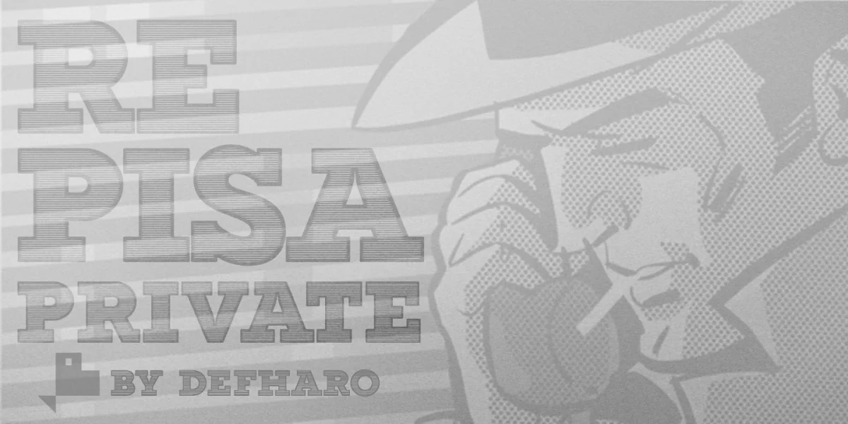 Repisa EN Font preview 2