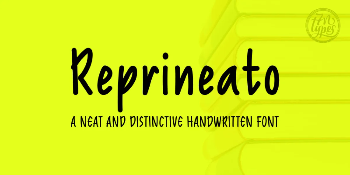 Reprineato Font Family