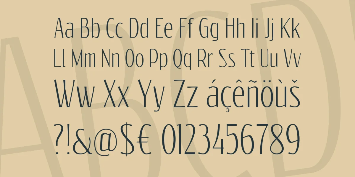 Reswysokr Font preview 4
