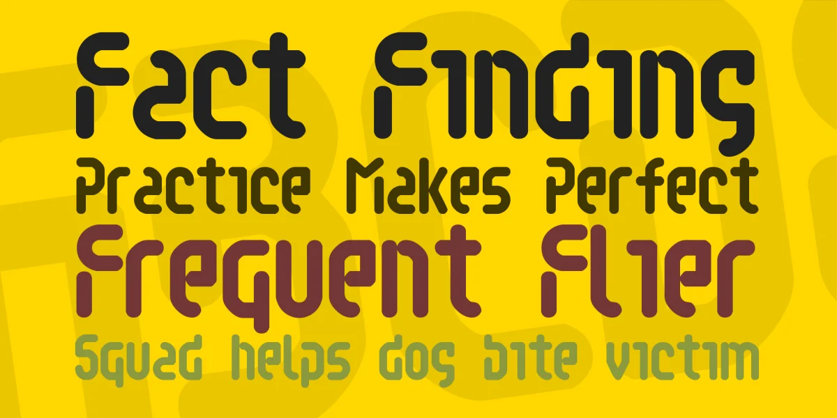 Retaliator Font preview 2