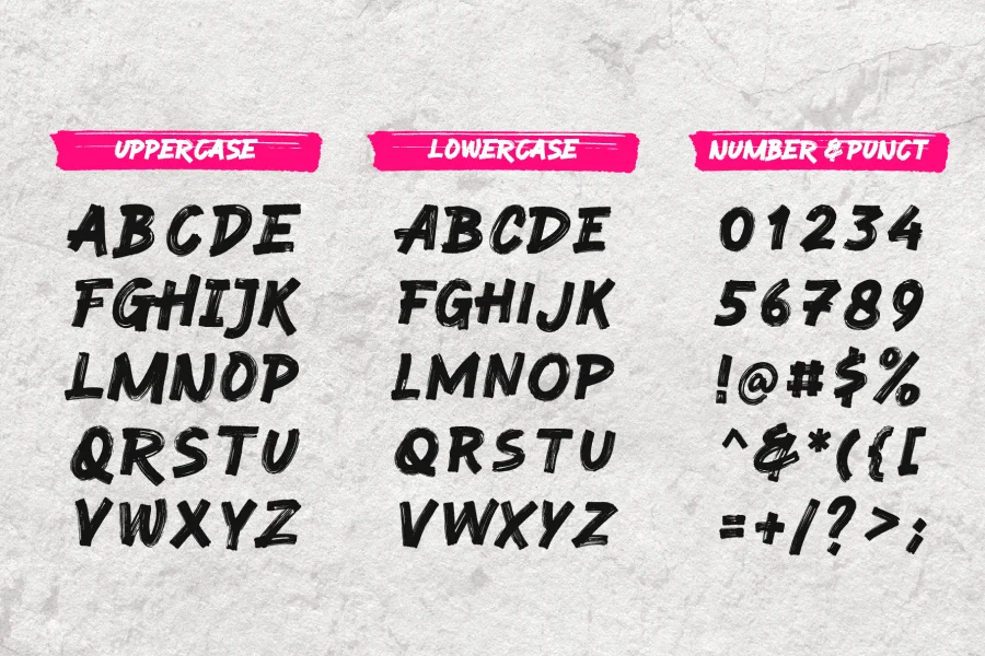 Retro Brush Arabic Personal Use Only Font preview 6