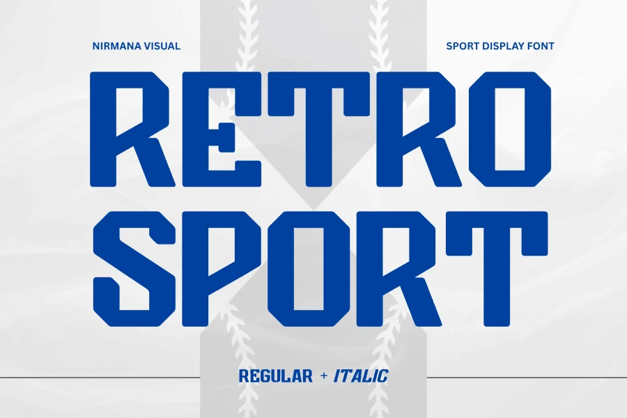 Retro Sport Demo Font